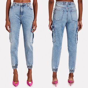 Intermix SER.O.YA Veronica Denim Cargo Joggers
